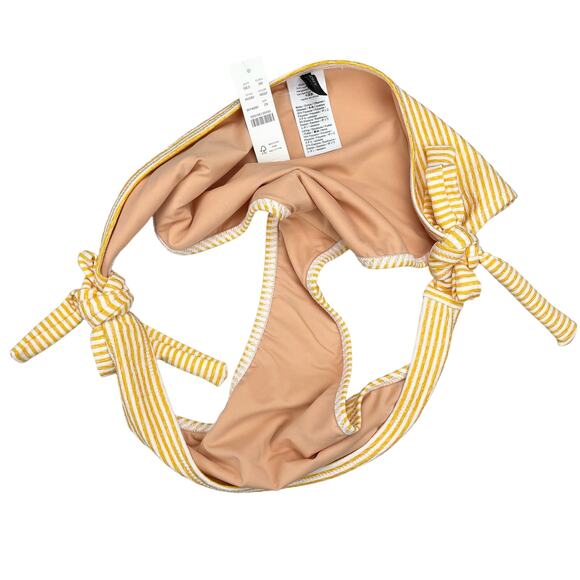 NWT J.CREW Bikini Side Tie Lowrider Bottom Sz 3X Stripe Print - Picture 4 of 5